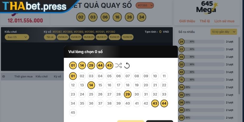 Cách Chơi Bao 5 Vietlott 6/45 Và Hướng Dẫn Từ A-Z Cho Newbie 2 Hoàn tất thanh toán theo cách chơi bao 5 Vietlott 6/45