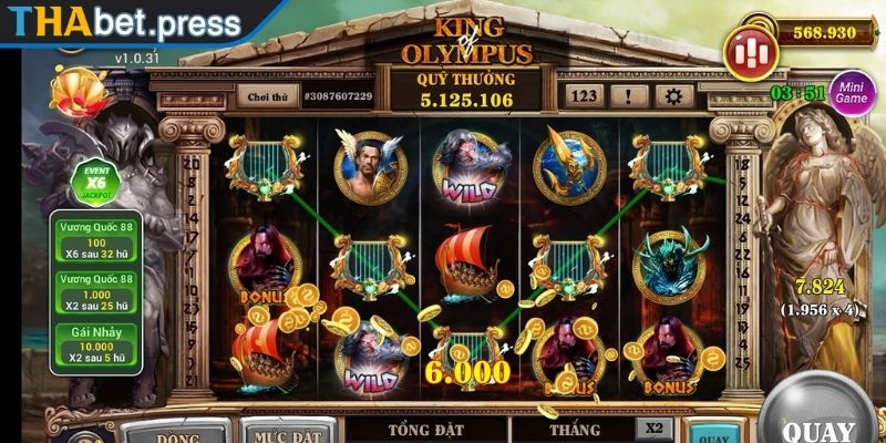 Nổ Hũ Sấm Truyền THABET - Slot Game Sử Thi Cực Hot 2 Hệ thống tích lũy nổ hũ