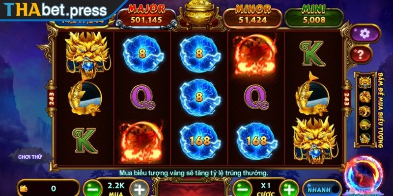 Nổ Hũ Tứ Linh THABET - Slot Game Linh Thiêng, Thưởng Lớn 3 Ghi chú lại chu kỳ nổ hũ