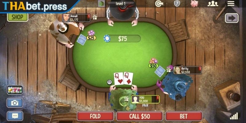 Poker THABET - Luật Chơi, Vòng Cược Và Chiến Thuật Cụ Thể 2 Vòng cược River hấp dẫn