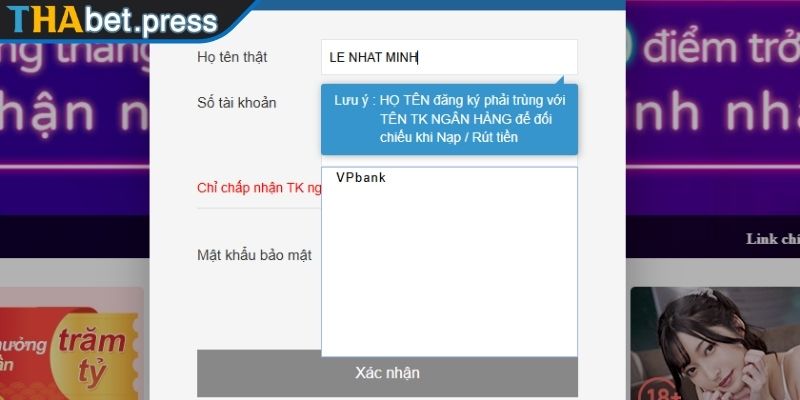 Rút Tiền THABET - Cách Thực Hiện Và Xử Lý Vấn Đề Thường Gặp 2 Hoàn tất xác minh lệnh rút tiền THABET
